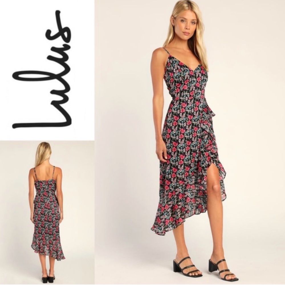 Lulu Floral Ruffle Dress - Picture 2 of 8